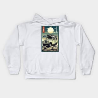 Japanese Inspired 4x4 Art Kids Hoodie